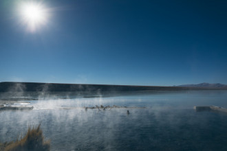 Salar de Chalviri à la Laguna Colorada